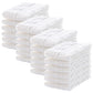 Lovely Care 24 Pack Muslin Burp Cloths 100% Cotton Muslin Cloths Large 20x10 Extra Soft and Absorbent Baby Burping Cloth - W