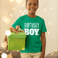 Birthday Boy Shirt Toddler Boys Outfit First Happy 2T 3T 4 Year Old 5 Kids 6Th (Green, 18 Months)