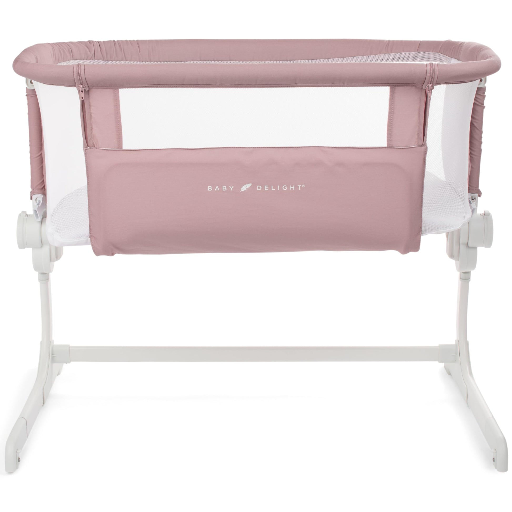 Baby Delight Beside Me Dreamer Bassinet | Bedside Sleeper & Baby Bassinet | 6-Position Height Adjustment | 100% Gots Certified O
