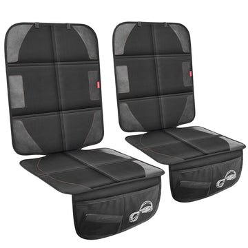 Luilanc Car Seat Protector With Thickest Padding,Waterproof 600D Fabric Child Baby Seat Protector With Storage Pockets,Non-Slip