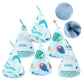 YSSPPOY 6 Pcs Coral Velvet Peepeeteepe Baby Boy, Strong Water Absorption Pee Peep Teepee for Baby Boy, Reusable Pee Covers for N