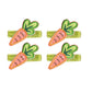 Baby Girls Carrot Hair Clips Pin Easter Bunny HairClips Carrot Hair Barrettes Pin JHE27 (4 Pcs Set)