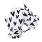 Lined Fleece Toddler Mittens Kids Winter Warm Gloves Child Ski Gloves Waterproof Snow Baby Mitten For Boys Girls White Love M