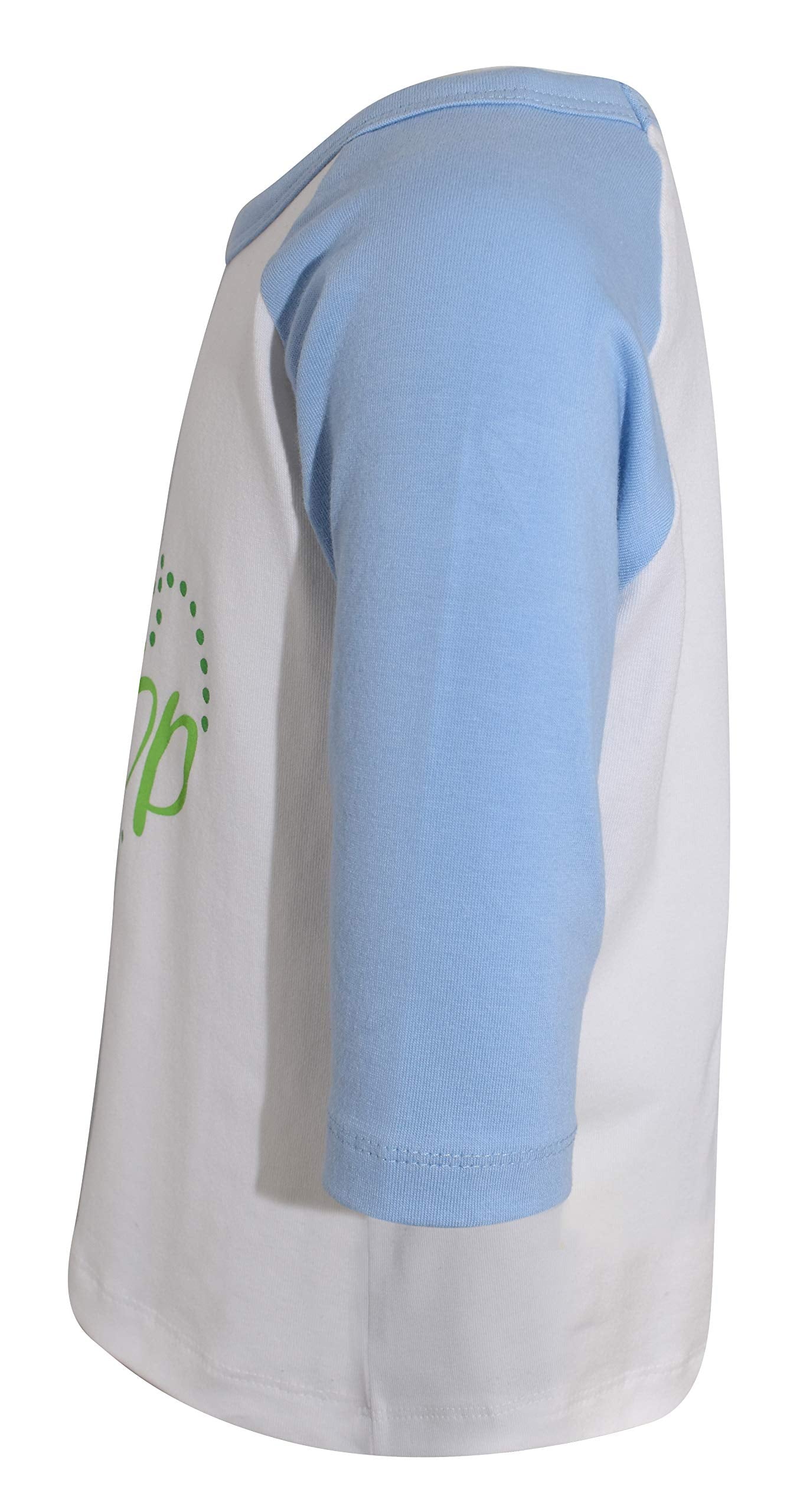 Unique Baby Boys Easter Bunny Hip Hop Raglan Baseball T-Shirt (5) Blue