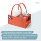 Mr. Pen- Baby Diaper Caddy Organizer, Earthy Clay, Baby Caddy Organizer With Handle, Compact Size, Collapsible & Portable