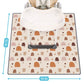 Baby Splat Mat For Under High Chair, 51 X 51 Inch Boho Splash Mat, Waterproof And Washable Spill Mat, Anti-Slip Floor Protector