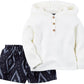 Carter'S 2 Piece Sets, White, 3 Months