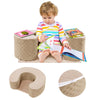 Mabozoo Foam Baby Floor Seat Pillow For Sitting Balance - Soft Infant Support Ring For Babies, Toddlers (Beige)