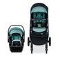 Britax Willow Brook S+ Baby Travel System, Infant Car Seat and Stroller Combo with Alpine Base, ClickTight Technology, SafeWash