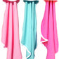 BRANDONN Newborn Original 3PCS.. Big Size (36 X 27) Cute Baby Blankets for Babies (CGreen, Hotpink, Pink; Pack of 3)