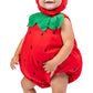 Ress-Up-America Baby Strawberry Costume - Halloween Strawberry Romper For Girls