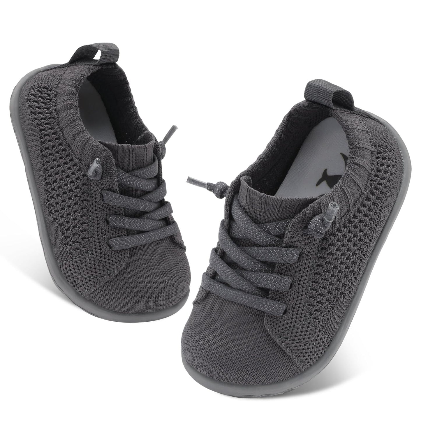 FEETCITY Flexible Baby Walking Shoes Boys Girls Slip On Shoes Barefoot Infant Sneakers Lightweight Infant Sock Shoe Newborn Crib