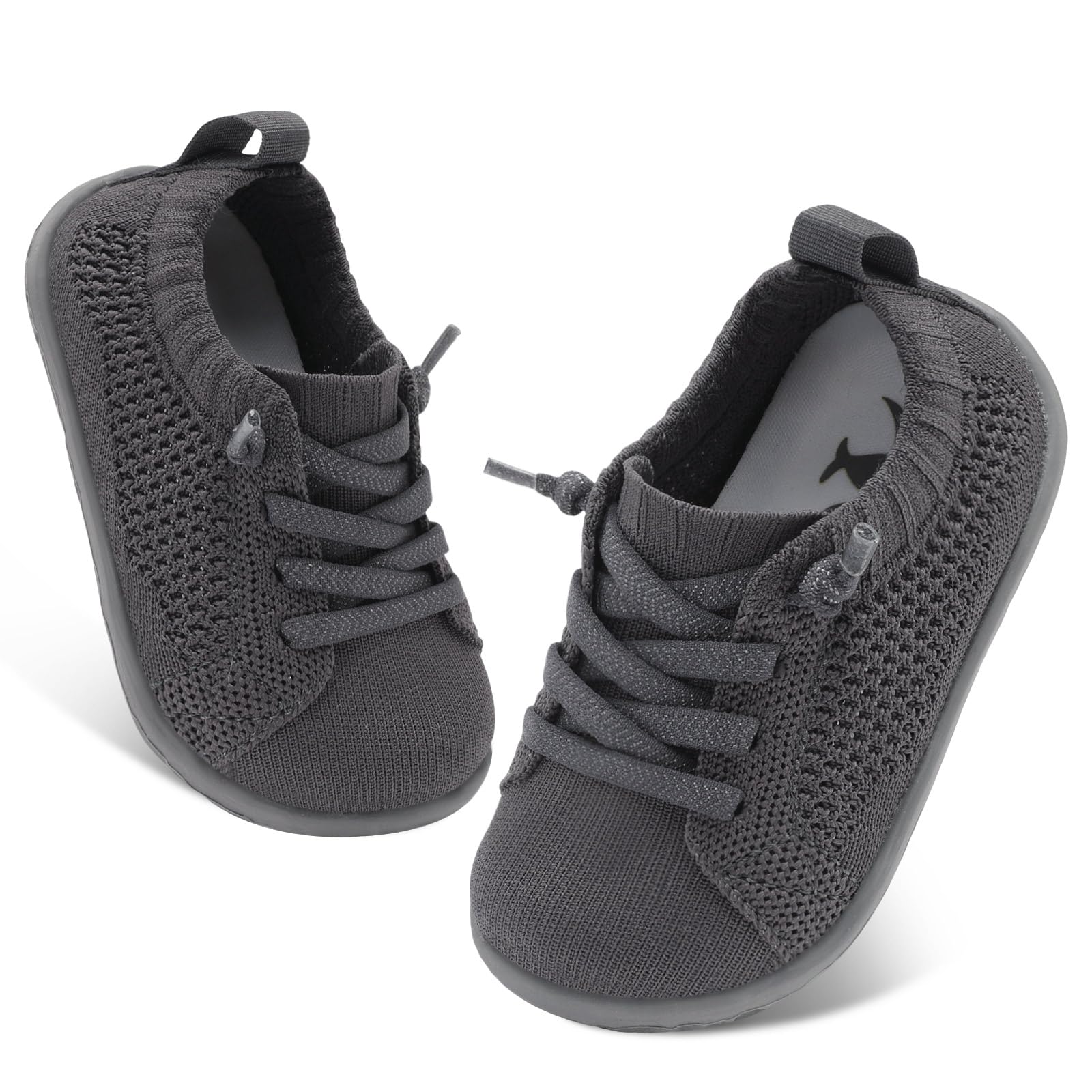 FEETCITY Flexible Baby Walking Shoes Boys Girls Slip On Shoes Barefoot Infant Sneakers Lightweight Infant Sock Shoe Newborn Crib