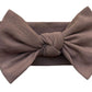 Babygiz Baby Girl Headbands-Infant,Toddler Cotton Handmade Hairbands With Bows Child Hair Accessories (Brown)