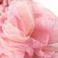Wiwpar Flower Crown Headband Gauze Headwear Elastic Adjustable Head Piece Girl'S Hairbands For Toddler And Childrens (Pink)