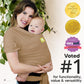 KeaBabies Baby Wrap Carrier - All in 1 Original Baby Carrier Newborn to Toddler Sling, Easy to Wear, Hands Free Bonding, Lightwe