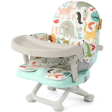 Yoleo Baby High Chair Booster Seat For Dining Table Height Adjustable Toddlers Chair Portable Foldable Highchair With Cushion &