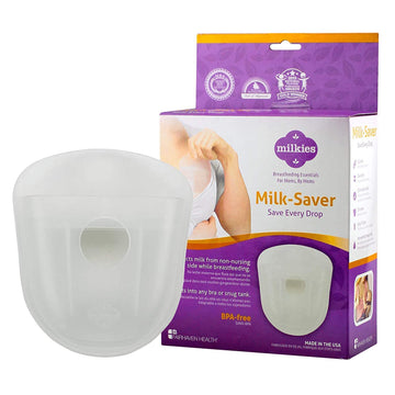 Fairhaven Health Milkies Milk-Saver, Milk Catcher For Breastmilk, Shell To Collect Leaking Breastmilk, Collector Cup For Nursing