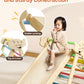 Twinkoo 8 In 1 Pikler Triangle Set, Foldable Toddler Baby Climbing Toys, Solid Wooden Montessori Climbing Set, Baby Climber Indo
