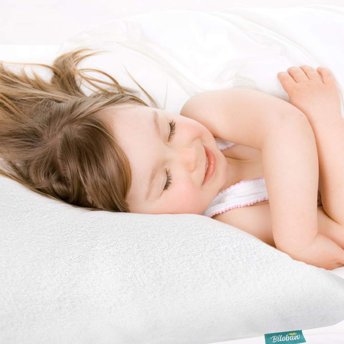 Toddler Pillowcase Protector 2 Pack, Waterproof Pillowcase Cover, Viscose Made From Bamboo Travel Pillow Case Cover With Zipper,
