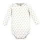 Hudson Baby Unisex Baby Cotton Long-Sleeve Bodysuits, Girl Daddy, 12-18 Months