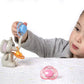 Melii Elephant Pacifier Holder - Pacifier Storage - Grey With Grey Ears