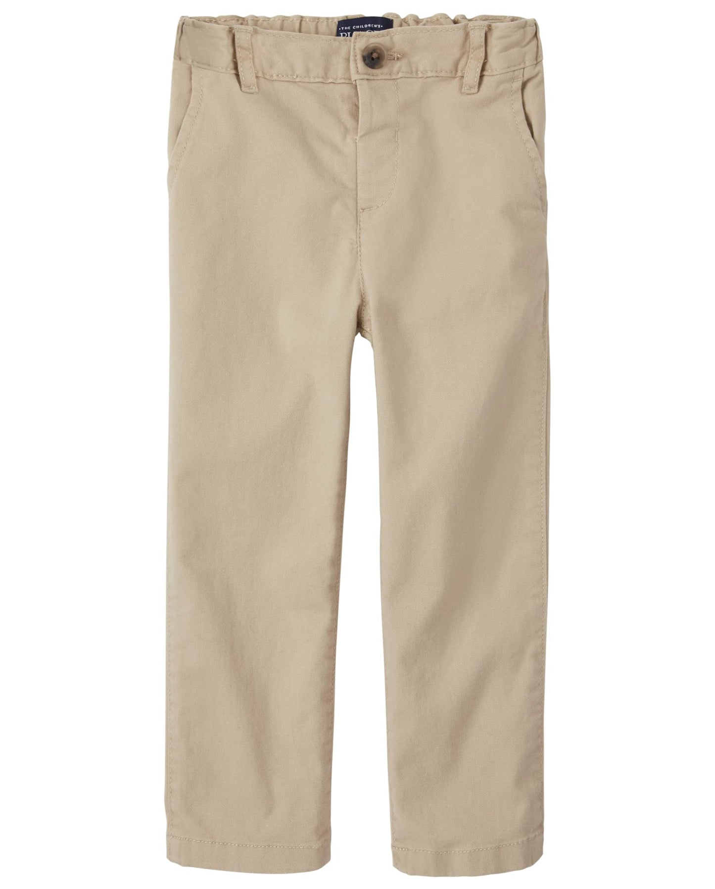 The Children'S Place Baby Boys' And Toddler Stretch Chino Pants, Sand Wash Single, 2T