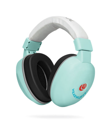 Lucid Audio Hearmuffs Baby Hearing Protection (Over-The-Ear Sound Protection Ear Muffs Infant/Toddler/Child) (Spa Green), One Si
