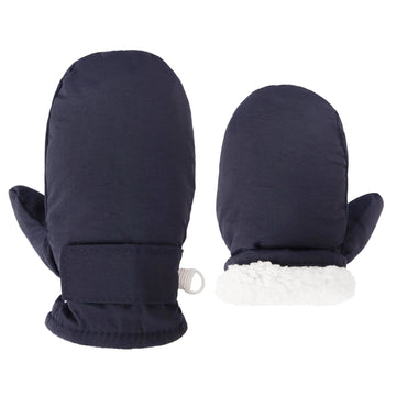 Fynnsure Toddler Mittens & Gloves - Waterproof Snow Gloves For Boys & Girls, 1-2 Years, Solid Navy