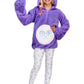Fun Costumes - Deluxe Tween Share Bear Hoodie Costume - L Purple