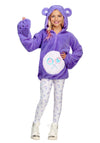 Fun Costumes - Deluxe Tween Share Bear Hoodie Costume - L Purple
