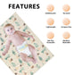 Vegan Leather Baby Changing Mat - Wipeable Portable Changing Pad, Foldable Travel Changing Mat For Baby, Newborns Toddlers Showe