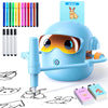 Drawing Robot for Kids Montessori Painting Toys for 3 4 5 6 7 8 Year Old, Voice Interactive Educational Drawing Machine with 100