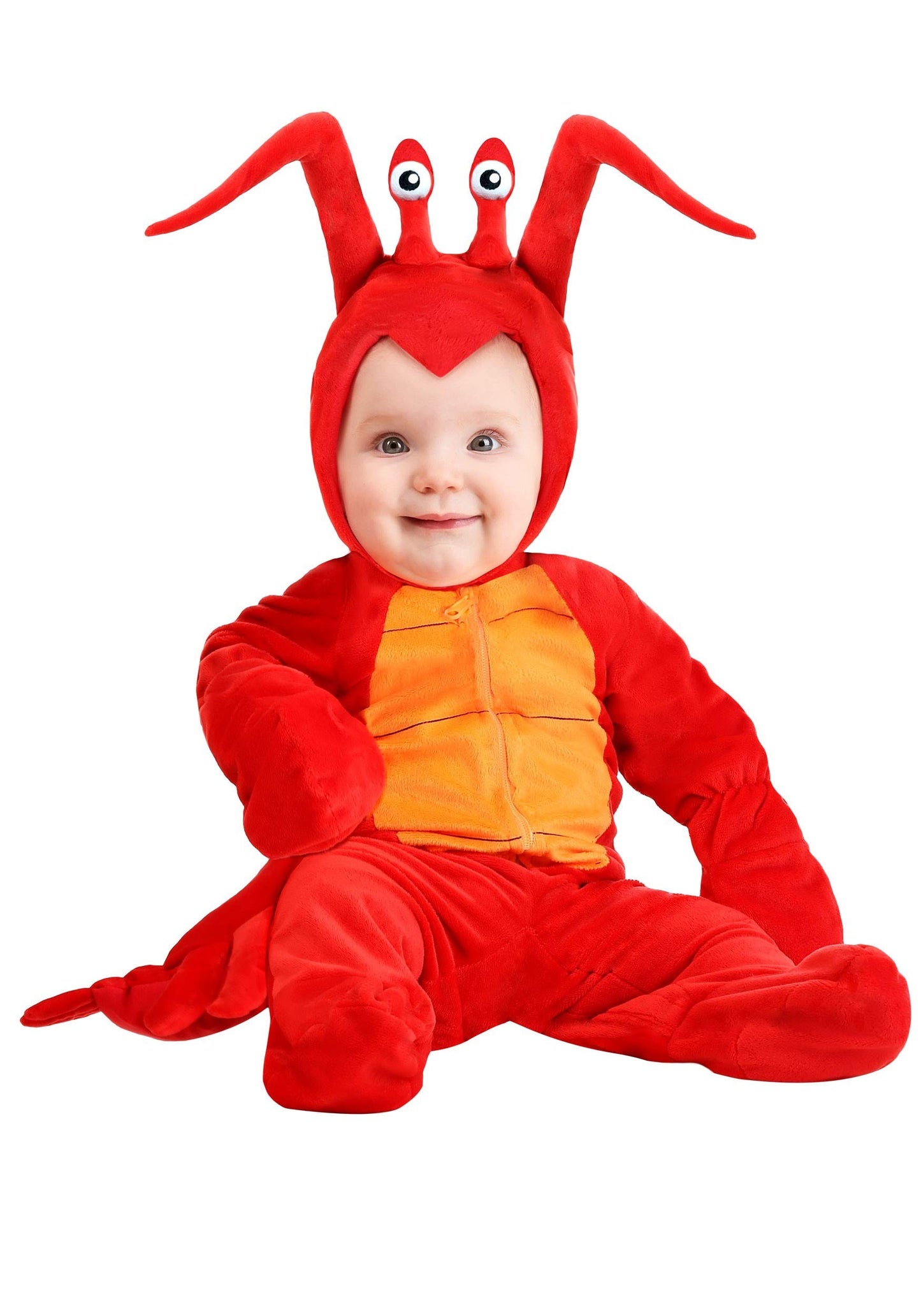 Fun Costumes Infant Rock Lobster Costume, Red Rock Lobster For Babies 6/9 Months