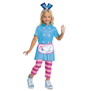 Alice Costume For Kids, Official Disney Alice'S Bakery Costume, Toddler Size Large (4-6X)