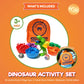 Jumbo Sorting & Counting Dinosaurs Matching Game - Educational Dinosaur Toys for 3 4 5 Year Olds with 54 Math Manipulatives, Din