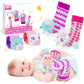 ZapWhiz Baby Wrist and Foot Rattles, Baby Toys 3-6 Months Development Infant Sensory Toys Rattle Socks for Babies 0-6 to 12 Mont