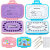 Caffox 2 Pack Tooth Holders For Kids Keepsake, Tooth Fairy Box, First Tooth Keepsake Box, Tooth Collection Container Boxes For L