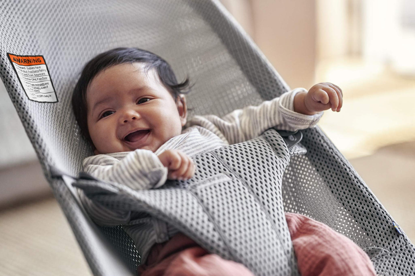 Babybjrn Bouncer Bliss, Mesh, Gray