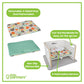 Little Partners 3-In-1 Wooden Learning Booster Seat For Toddlers - Converts To Step Stool For Kids - Seat Cushion, Silicone Mat,