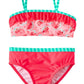 Wonder Nation Toddler Girls Watermelon Hot Melon 2 Piece Bikini Swimsuit - 2T