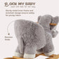 Rock My Baby Rocking Horse Elephant with Chair, Plush Stuffed Rocking Animals, Baby Rocker with Sweet Music, Animal Ride on for