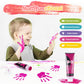 Nabance 2.54 Fl Oz Pink Baby Hand And Footprint Friendly Ink Paint, Dog Cat Paw Print Safe Ink, Non-Toxic Acid-Free, Safe Gentle