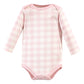 Hudson Baby Unisex Bodysuits Cotton Long-Sleeve Enchanted Forest, 3-6 Months, Enchanted Forest 3-Pack, 3-6 Months Us