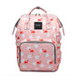 House Of Quirk Baby Diaper Bag Maternity Backpack (Printed Pink Flamingo)