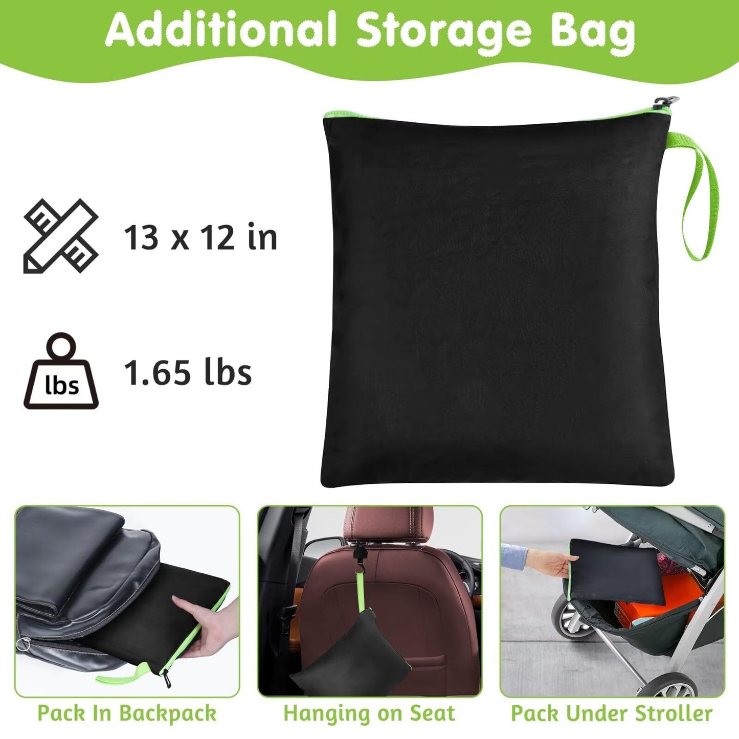 Infant Car Seat Travel Bag - Fits Infant Car Seats With Anti-Rebound Bar Base, Car Seat Storage Bag, Car Seat Carrier For Airpor