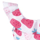 Gerber Girls' One-Piece Swimsuit, Pink Strawberry, 3-6 Months
