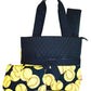 Ngil Softball Print Quilted Diaper Bag