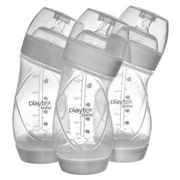 Playtex Baby Ventaire Complete Tummy Comfort Baby Bottle, Anti-Colic & Anti-Reflux, Clear, 9 Oz, 3 Count