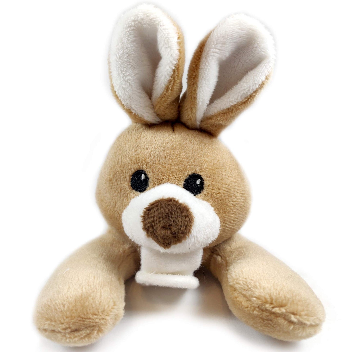 Detachable Pacifier Holder - Plush Animal & Infant Pacifier - Giraffe
